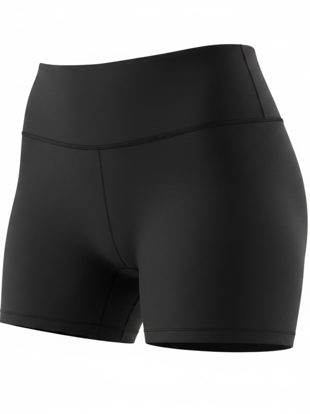 All in Motion Womens Everyday Soft Ultra High Rise 6in Biker Shorts Black M